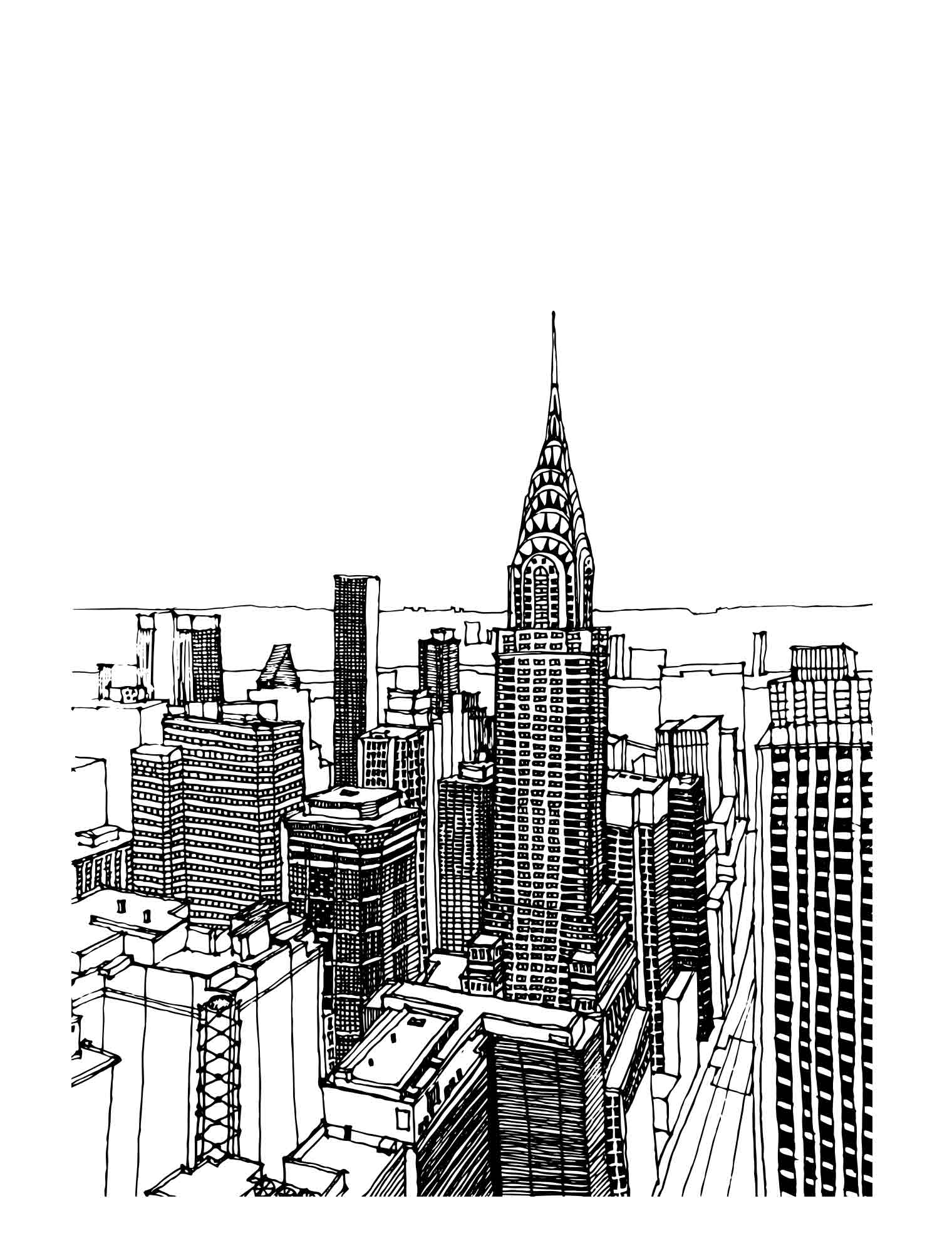 Lámina Ilustración New York - Wasabi Project