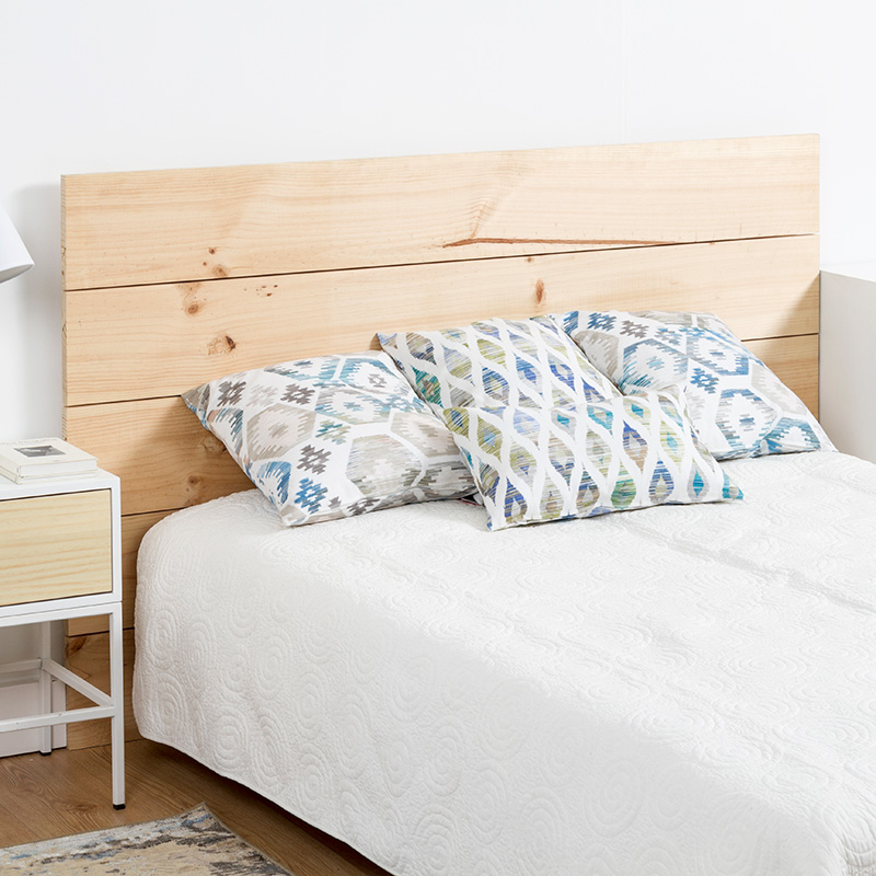 Cabecero de cama de madera de abeto para cama 170 cm Elenu