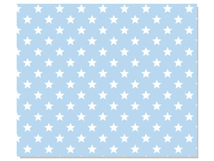 Mantel Individual Estrellas Azul
